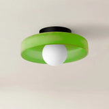 Tyalez Glass Round LED Ceiling Light