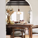 Tyalez Retro Creative Glass Shade Pendant Light For Bedroom
