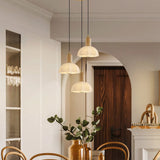 Tyalez Retro Creative Glass Shade Pendant Light For Bedroom