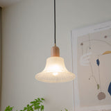 Tyalez Retro Creative Glass Shade Pendant Light For Bedroom