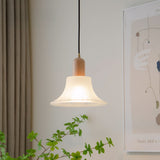 Tyalez Retro Creative Glass Shade Pendant Light For Bedroom