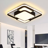Tyalez Modern Simple Square Shape LED Flush Mount Ceiling Light