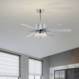 Tyalez Minimalist Black Ceiling Fan With LED Light And Remote