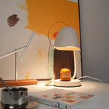 Eggshell Candle Table Lamp