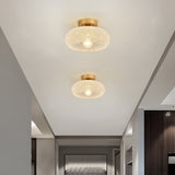 Tyalez Modern Round Glass Living Room Ceiling Lights