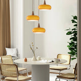 Vintage Solid Wood Cream Style Dining Room Chandelier