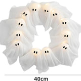 Halloween Ghost String Lights – Spooky Garland for Party Decor