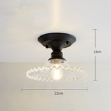 Tyalez Simple Semi Flush Ceiling Light for Hallway