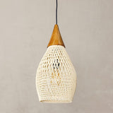 Tyalez Vintage Rattan Woven Chandelier