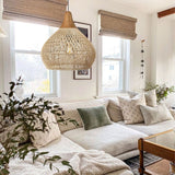 Tyalez Vintage Rattan Woven Chandelier