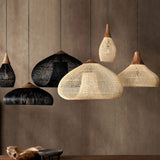 Tyalez Vintage Rattan Woven Chandelier