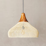 Tyalez Vintage Rattan Woven Chandelier