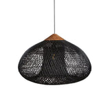 Tyalez Vintage Rattan Woven Chandelier