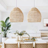 Tyalez Handmade Vintage Rattan Bamboo Pendant Light