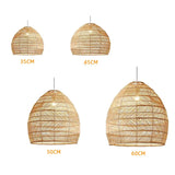 Tyalez Handmade Vintage Rattan Bamboo Pendant Light