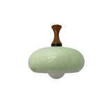 Tyalez Retro Minimalist Bauhaus Stained Round Glass Pendant Light