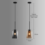 Tyalez Double Glass Pendant Lamp
