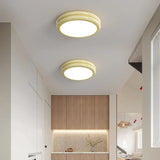 Vintage Cream-Style Bauhaus Entrance Ceiling Lamp