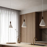 Nordic Creative Wooden Simple Bedroom Dining Room Chandelier
