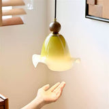 Retro Skirt Glass Bedroom Bedside Small Chandelier