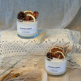 Perfume Glass Dried Flower Scented Candle