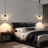 Simple High-end Bedside Glass Chandelier