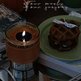 Fresh Cake Scented Candle – Dessert & Waffle Birthday Gift