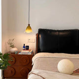 Retro Skirt Glass Bedroom Bedside Small Chandelier