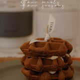Fresh Cake Scented Candle – Dessert & Waffle Birthday Gift