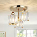 3-Light Modern Crystal Chandelier