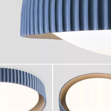 Tyalez Scandinavian Round Resin Living Room Ceiling Light