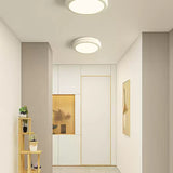Vintage Cream-Style Bauhaus Entrance Ceiling Lamp