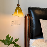 Retro Skirt Glass Bedroom Bedside Small Chandelier