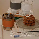 Fresh Cake Scented Candle – Dessert & Waffle Birthday Gift