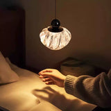 Simple High-end Bedside Glass Chandelier