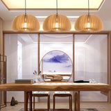 Tyalez Creative Pumpkin Wooden Chandelier