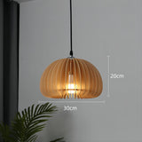 Tyalez Creative Pumpkin Wooden Chandelier