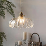 Tyalez Chic Glass Flower Pendant Lamp