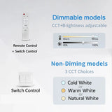 Tyalez LED Modern Ultra Thin Wood Ceiling Light