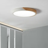 Tyalez LED Modern Ultra Thin Wood Ceiling Light