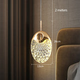 Tyalez Gilded Serenity Gold Crystal Pendant Light