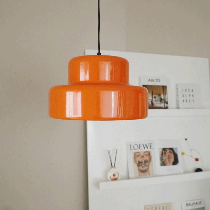 Tyalez Nordic Vintage Orange Ceiling Pendant Light