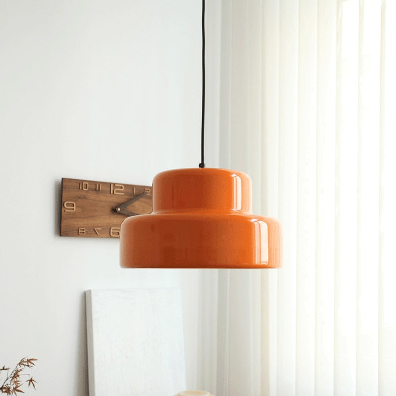 Tyalez Nordic Vintage Orange Ceiling Pendant Light