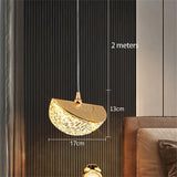 Tyalez Gilded Serenity Gold Crystal Pendant Light