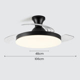 Simple Low Profile Ceiling Fan With LED Light