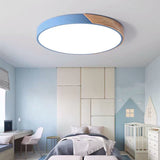 Tyalez LED Modern Ultra Thin Wood Ceiling Light