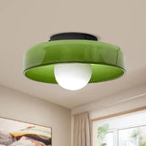 Tyalez Glass Round LED Ceiling Light