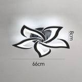 Tyalez Contemporary Flower Shape Iron LED Ceiling Light For Living Room