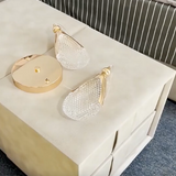 Tyalez Gilded Serenity Gold Crystal Pendant Light