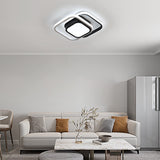 Tyalez Square LED Acrylic Living Room Ceiling Light